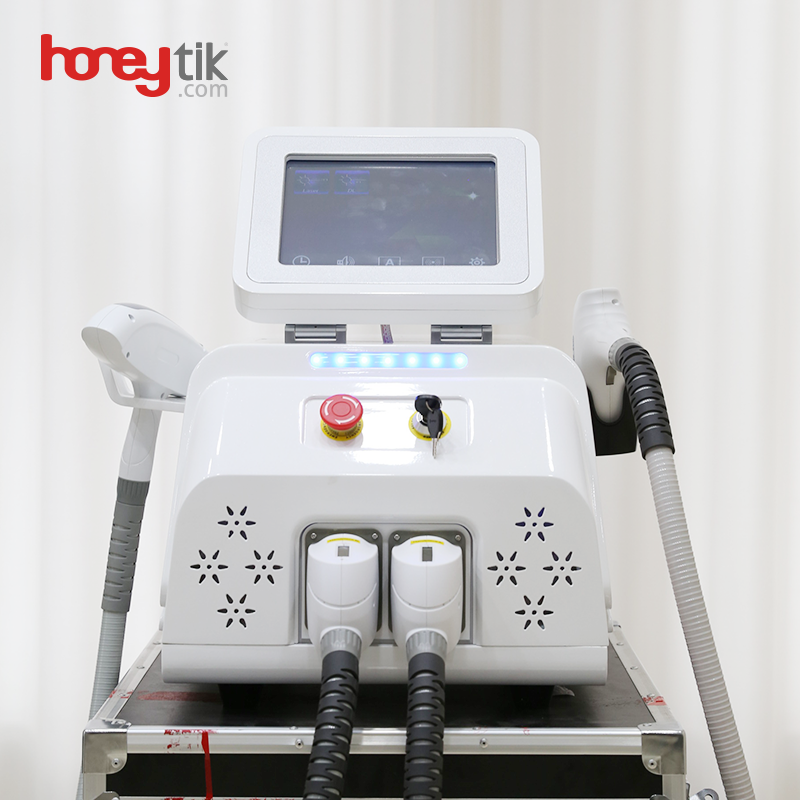 Powerful Diode Laser Hair Removal Nd Yag 1064 Laser Tattoo Removal Beauty Machine Q Switch Laser Treatment for Pigmentation