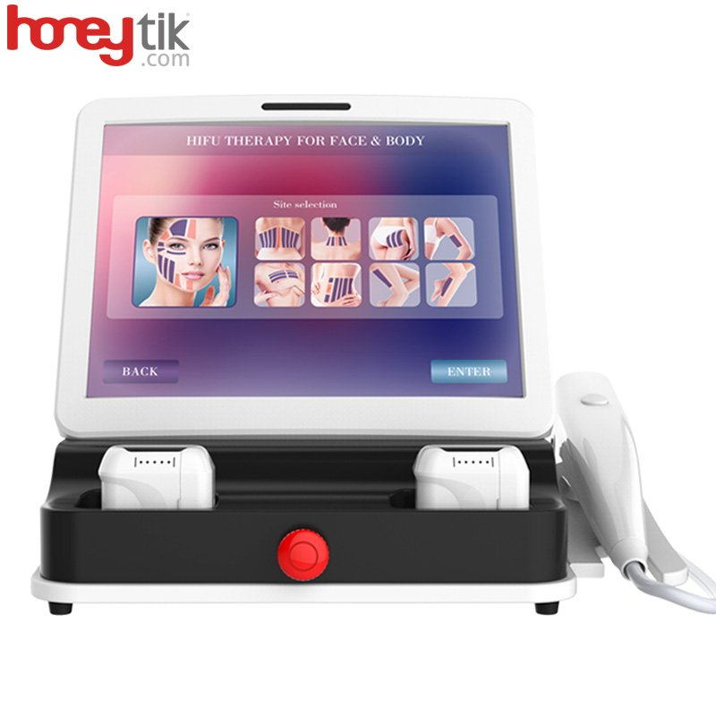 2019 made in China HIFU high intensity focused ultrasound professional face lift British CE certified face machine
